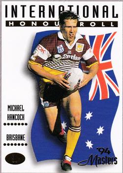 1994 Dynamic NSW Rugby League '94 Masters #90 Michael Hancock Front